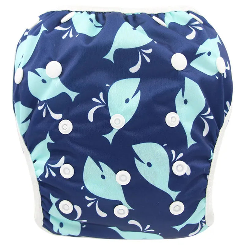 Baby Swim Diaper Waterproof Adjustable Cloth Diapers Pool Pant Swimming Diaper Cover Reusable Washable Baby Nappies