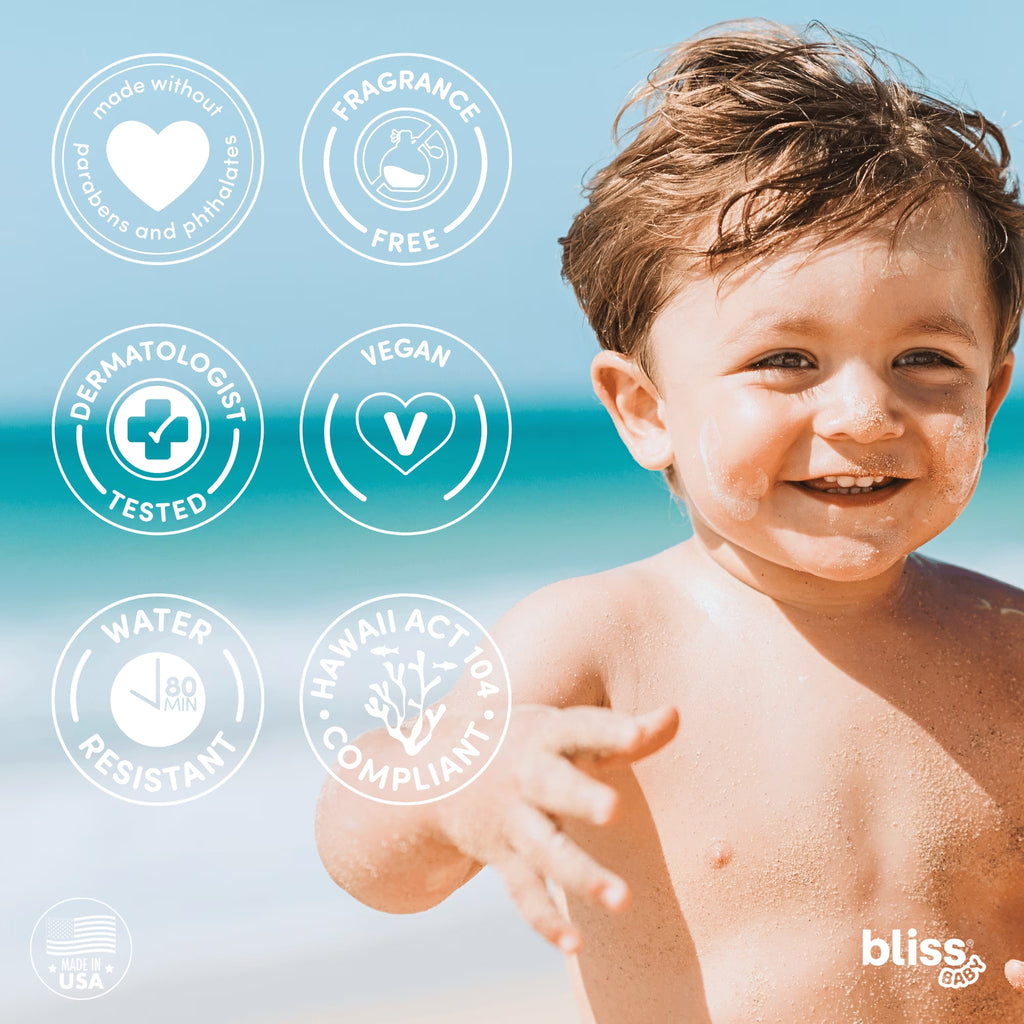 Mineral Sunscreen Stick, Premium SPF 50, Natural Zinc Oxide, Fragrance-Free, Hypoallergenic & Dermatologist Tested, Water-Resistant, Vegan, Sensitive Skin - for Babies, Kids & Family