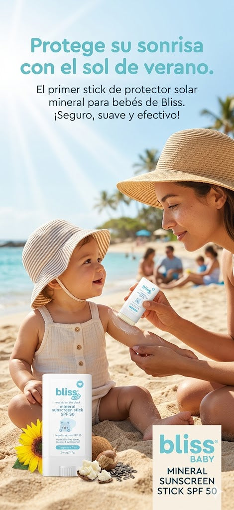 Mineral Sunscreen Stick, Premium SPF 50, Natural Zinc Oxide, Fragrance-Free, Hypoallergenic & Dermatologist Tested, Water-Resistant, Vegan, Sensitive Skin - for Babies, Kids & Family