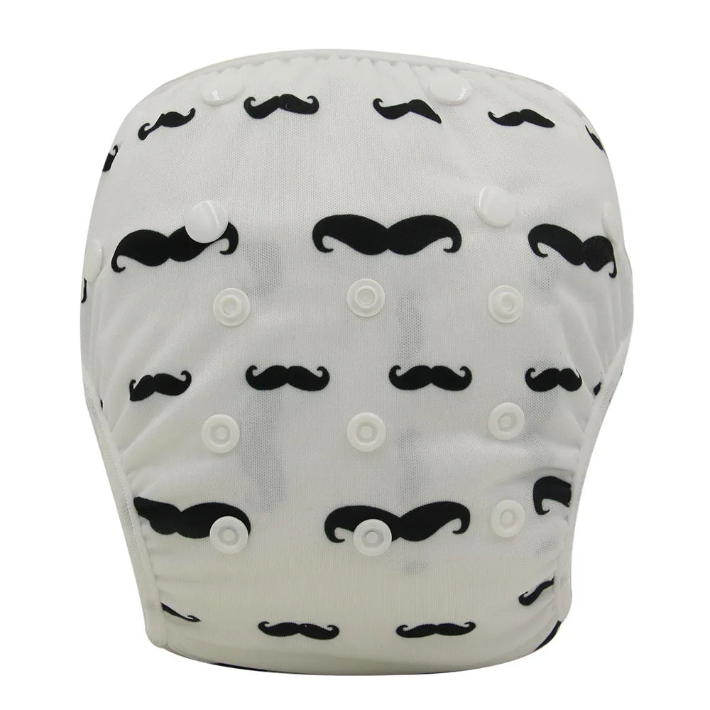 Baby Swim Diaper Waterproof Adjustable Cloth Diapers Pool Pant Swimming Diaper Cover Reusable Washable Baby Nappies